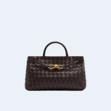 보테가 베네타 스몰 안디아모 백 E/W 블랙